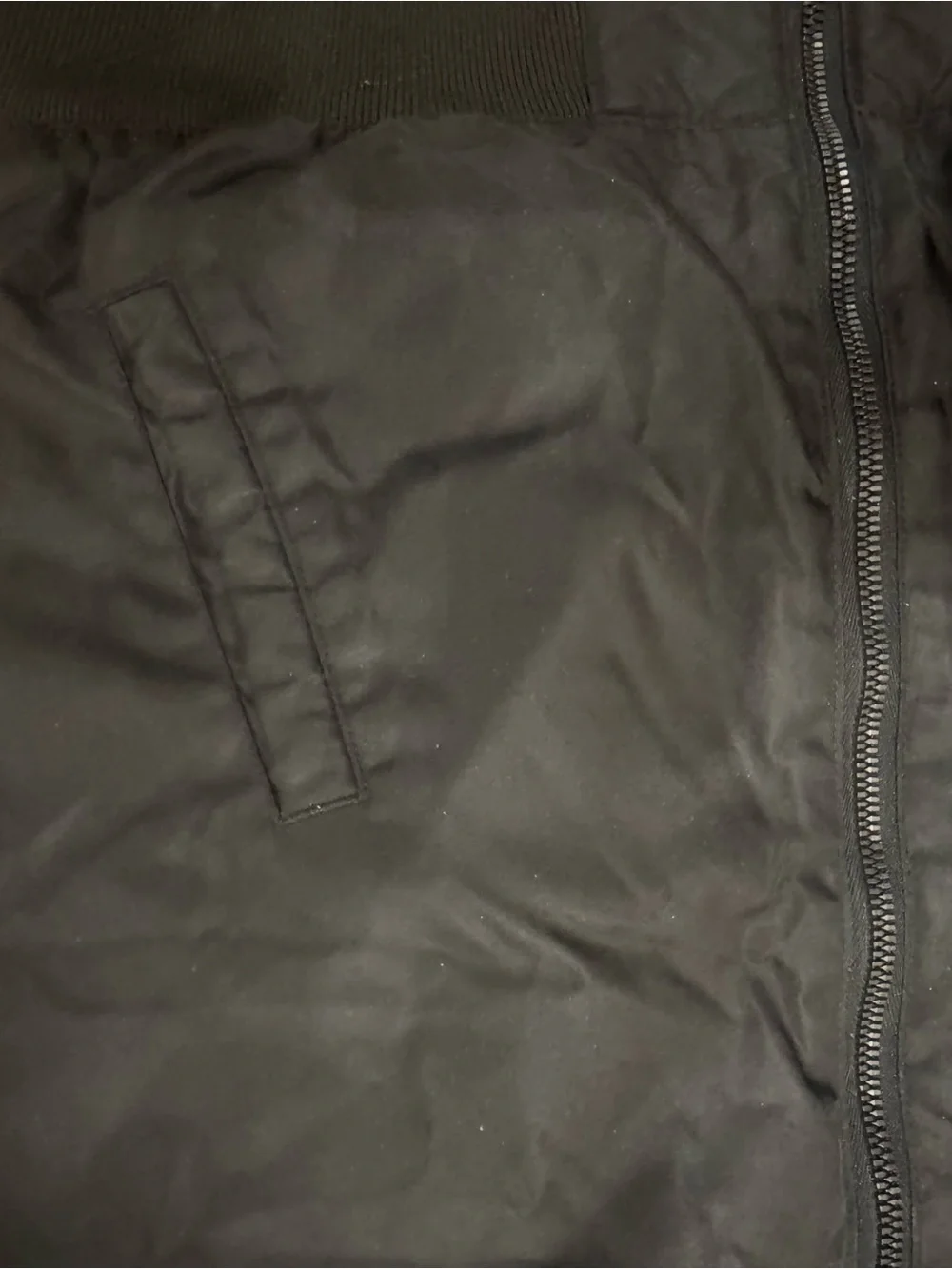 Converse Black Bomber Jacket with Chest Star Patch